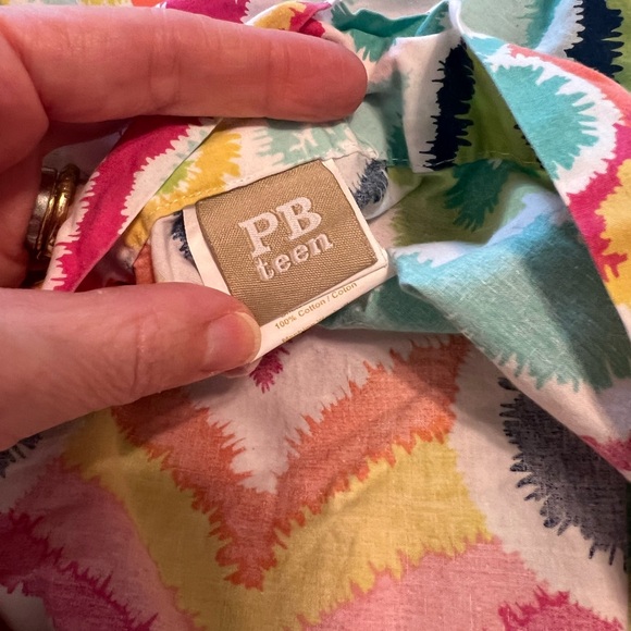 Set of 2 Pottery Barn Teen twin Multicolor Duvet Covers - Picture 6 of 9